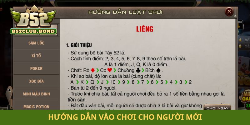 Liêng rút tiền thật Hướng dẫn vào chơi cho người mới