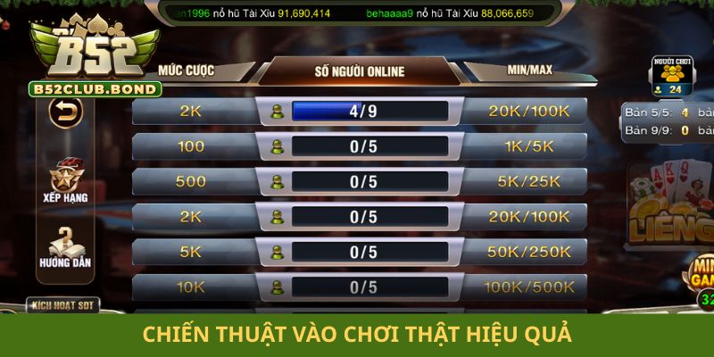 Liêng rút tiền thật Chiến thuật vào chơi thật hiệu quả
